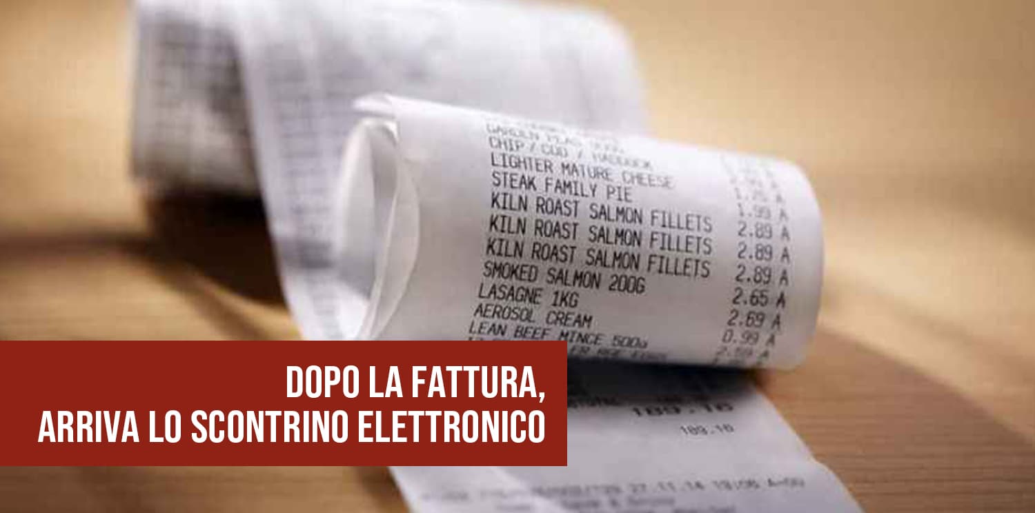 Dopo la fattura, c'è lo scontrino elettronico.